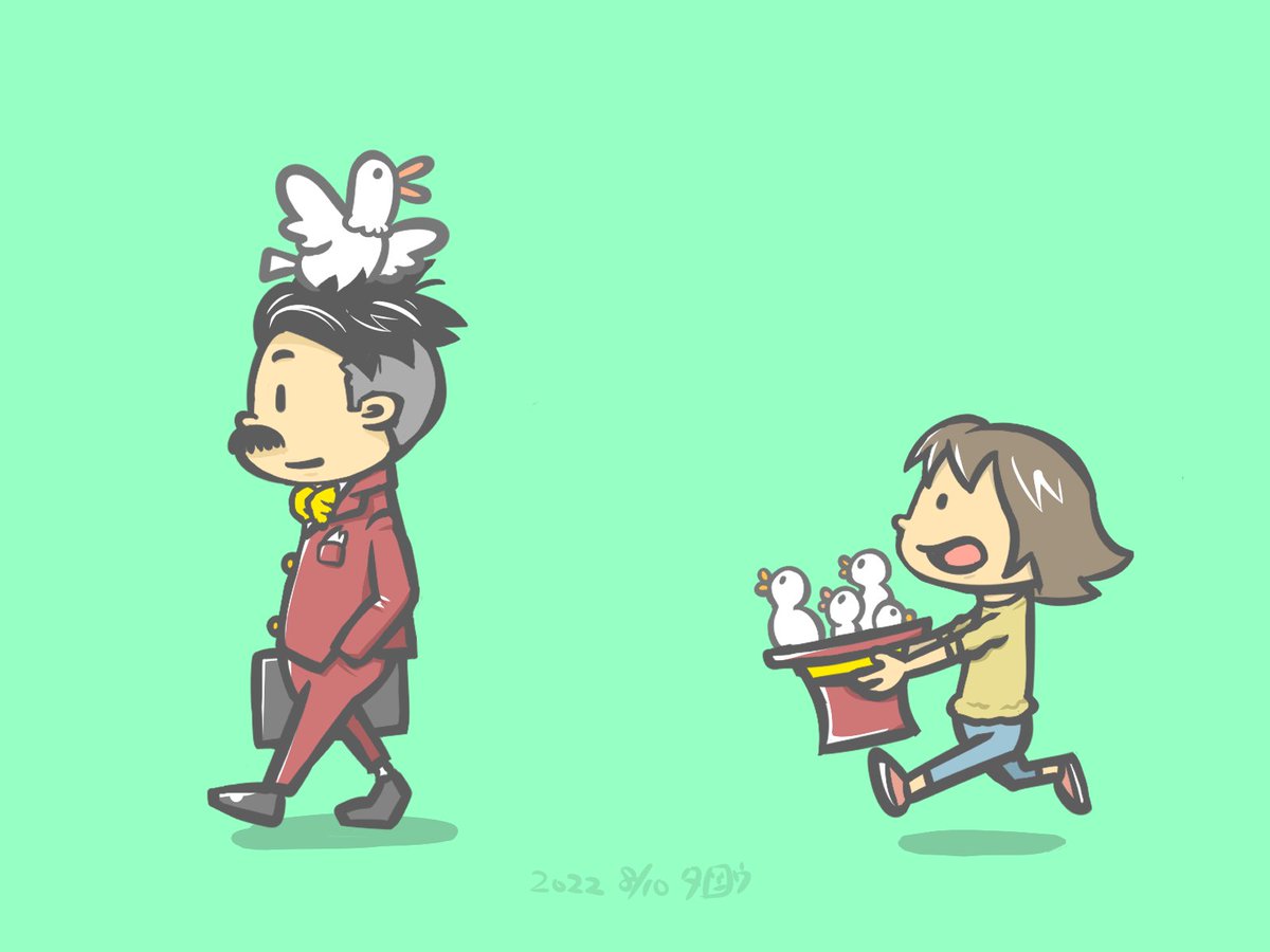 「8月④ 8/10〜13 #先月描いた絵を晒そう #イラスト #illustrat」|タロウ@一日一絵のイラスト