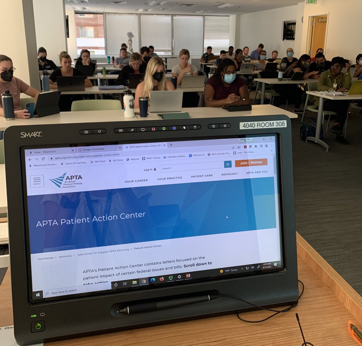 .<a href="/MarymountPT/">Marymount PT</a> took a break from ortho to advocate for the Physical Therapist Workforce and Patient Access Act (HR 3759/S 2676)

#FAS2022
#PTAdvocacy