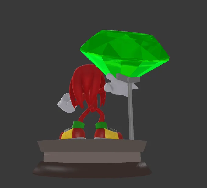 I believe it's possible to work the current pose into something, might need some type of support to hold it up, perhaps worked into the base's design?  