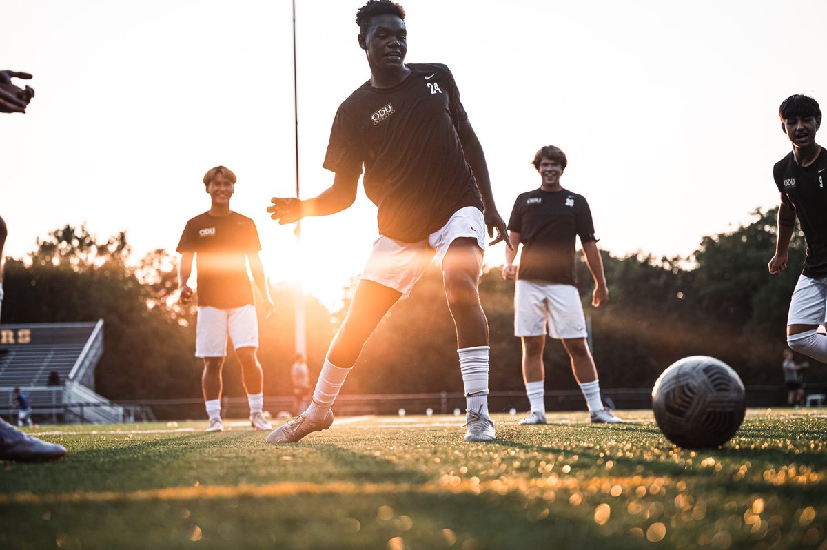 GHaferman's tweet photo. Some pics of the @ODU_MensSoccer  team in their 1-0 win over Malone yesterday. https://t.co/Q970DqEAun
