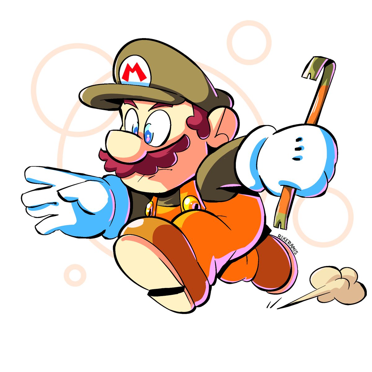 マリオ 「mario freeman for my good friend william」|✏️🐻 rick! 🐻✏️のイラスト