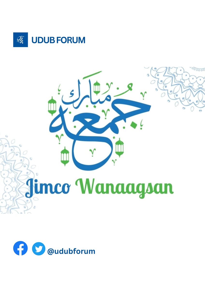UDUBForum's tweet photo. Jimco Wanaagsan
#Jimcowanagsan
#JumaMubarak https://t.co/6C52kAC1BS