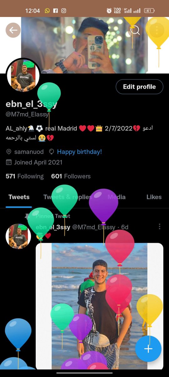 M7md_Elassy's tweet photo. It's My birthday ♥️🌝officially 18🥰🌝 https://t.co/NaMemfZMcF