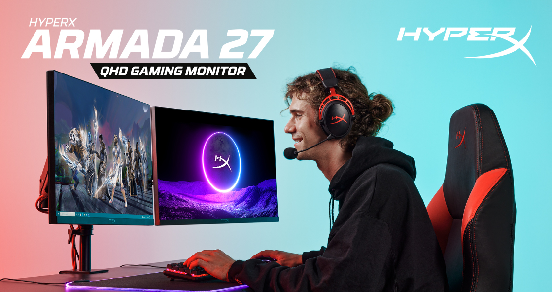 HyperX Armada: HyperX lanzó su nueva línea de monitores para gaming