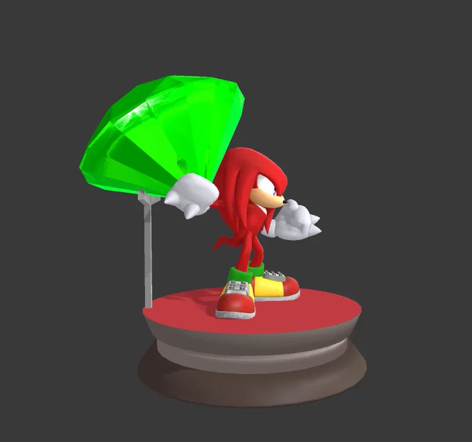 I believe it's possible to work the current pose into something, might need some type of support to hold it up, perhaps worked into the base's design?  