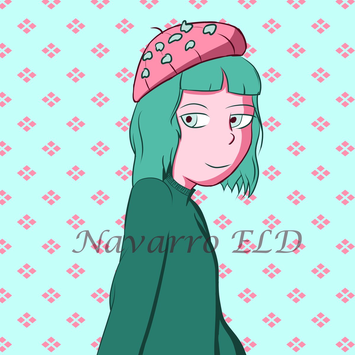 A drawing in honor of the winner 💗