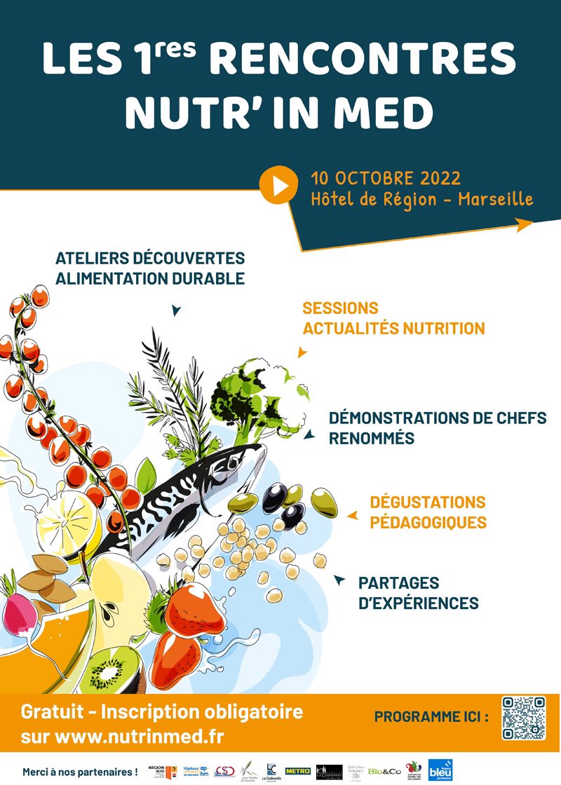 INRAE_PACA's tweet photo. NUTR'IN MED, 1ères rencontres sur la nutrition ouvertes au public, Hôtel de région, Marseille, le lundi 10 octobre 2022 @INRAE_France @MaRegionSud @univamu https://t.co/abLJLaPi89 https://t.co/62vNp2s3ib