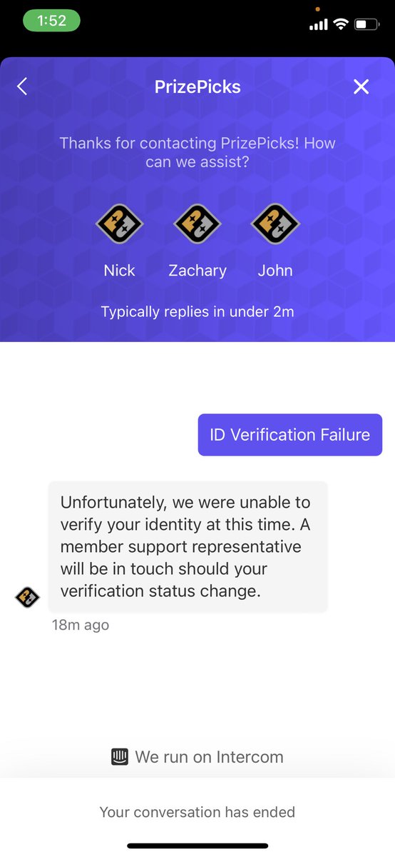 Ant_Doom's tweet photo. @PrizePicks how do I apply for verification?? The app is stuck saying I’m not verified! Never asked for ID Or anything. Please help 😂😂 https://t.co/i3dzHQ3Vos