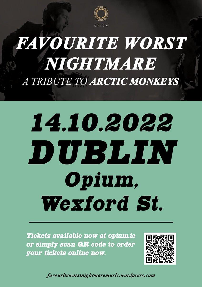 amtribute's tweet photo. Poster for our upcoming show at, Opium on Friday, 14th October 2022. 

Tickets here - https://t.co/ybIhZRFUFH https://t.co/Tq3rDiXjl1