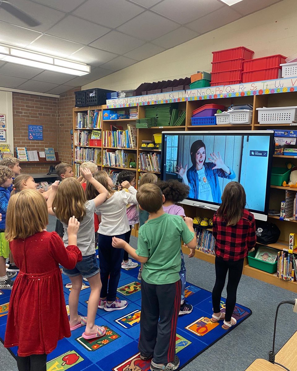 Celebrated #DotDay2022 by reading the story, dancing with Emily Arrows motion song, and making dots with Quiver.