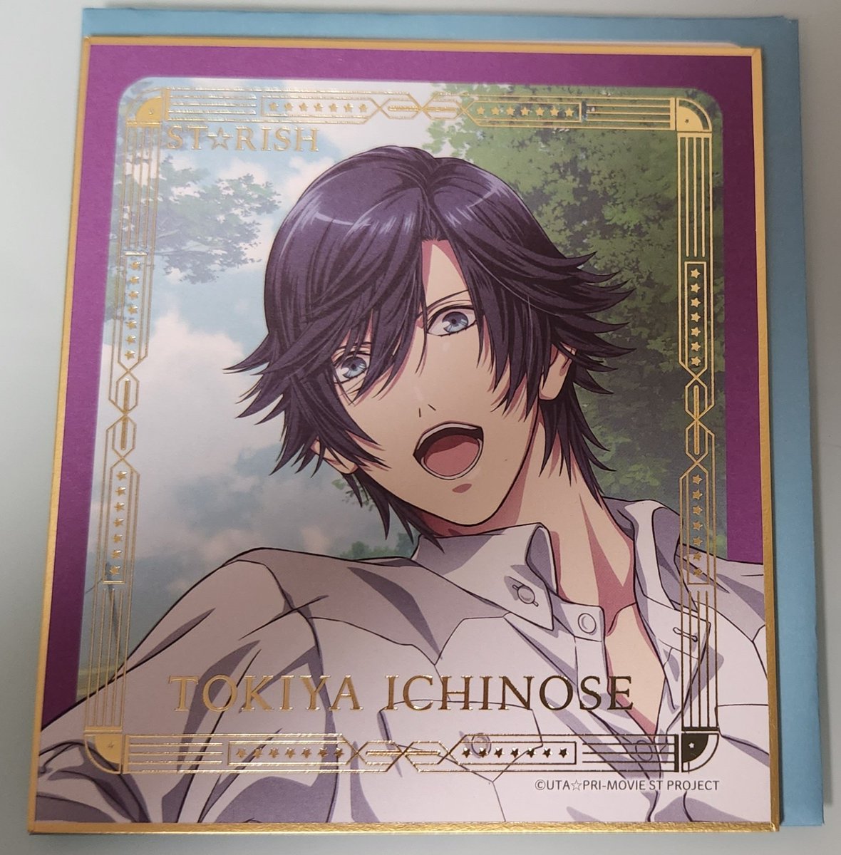 KAMUI_TRADE's tweet photo. 【交換】ファミマ うたプリ マジLOVEスターリッシュツアーズ　スタツア

色紙
譲　箔押し　トキヤ
求　箔押し　レン

郵送希望
ご検討お願い致します https://t.co/KZZ0fItWWo