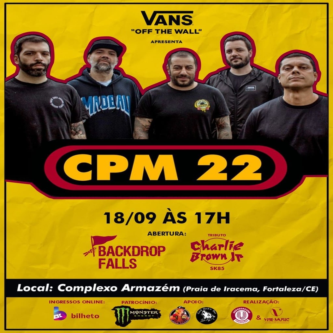 Mzq_se's tweet image. Shows, shows, shows... #6

CPM 22 com Backdrop Falls (@backdropfalls ) no Complexo Armazém em Fortaleza.
detalhes no link

musiquesebygroo.blogspot.com/2022/09/shows-…

#punkrock #punkpop #hardcore #ska #twotoneska #indierock #indiepop #musicaindependente #rockbrasileiro #BRrock #rocknacional