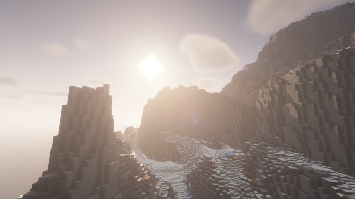 SFTMedia's tweet photo. A travel over day and night through the Kekanoll map by @McMeddon, through the eyes of shaders:

Come play at https://t.co/CgxDPXGN13 #minecraft https://t.co/xyUgLyhhEx