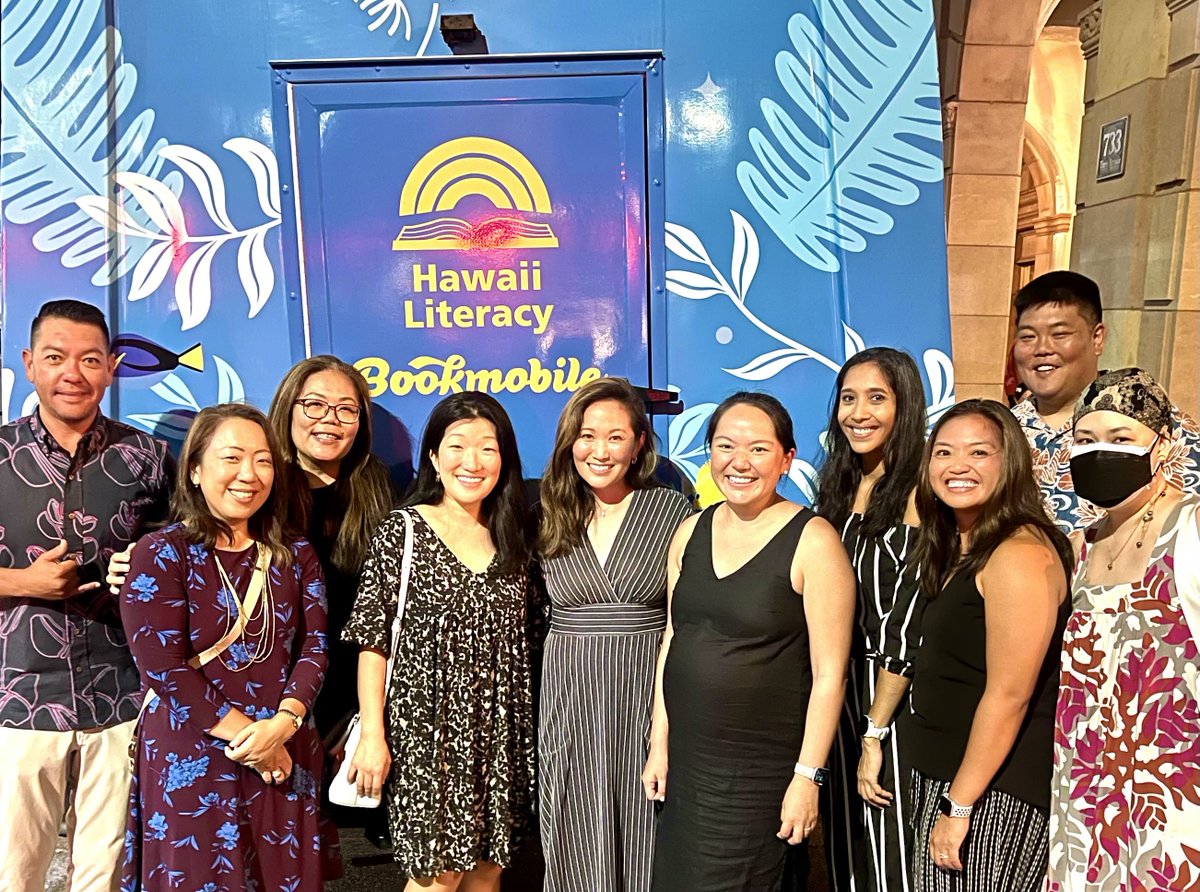 hmsahawaii's tweet photo. @AskHMSA is proud to support @HawaiiLiteracy and their dedication to help Hawaii's keiki and adults improve their reading and writing skills. Check out this awesome photo of #TeamHMSA at the Pau Hana Block Party, a fundraiser for Hawaii Literacy, last week. https://t.co/KLzrOSZ1i7
