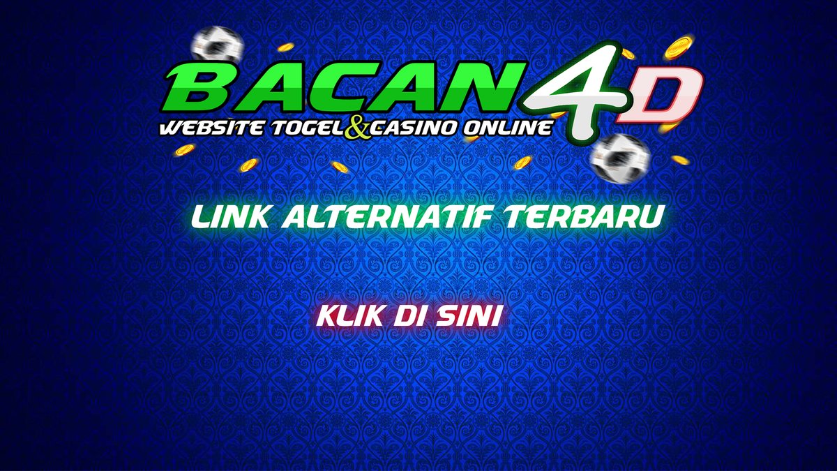 bacan4DD's tweet photo. 🔊 LINK ANTI BLOK BACAN4D

👉 LINK JOIN 1 : https://t.co/GtY1Tqk0gN
👉 LINK JOIN 2 : https://t.co/sQm2Wdsl2m
👉 LINK JOIN 2 : https://t.co/l0WsokT9CL

SALAM BACAN4D

#bacan4d #linkalternatifbacan4d #bacan4dlogin #bacanslot #daftarbacan4d https://t.co/SXliCTYCNf