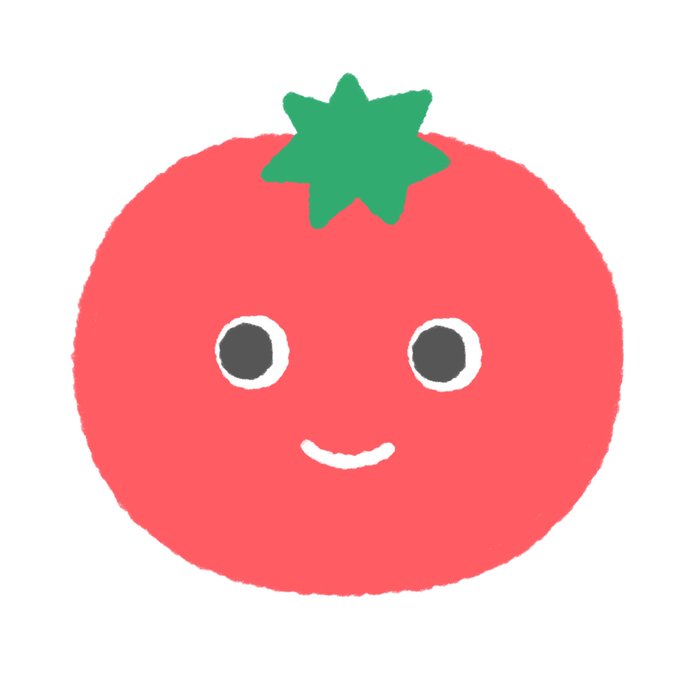 金曜日だ!今日もゆるっとがんばろうね〜(ってトマトが言ってます) 