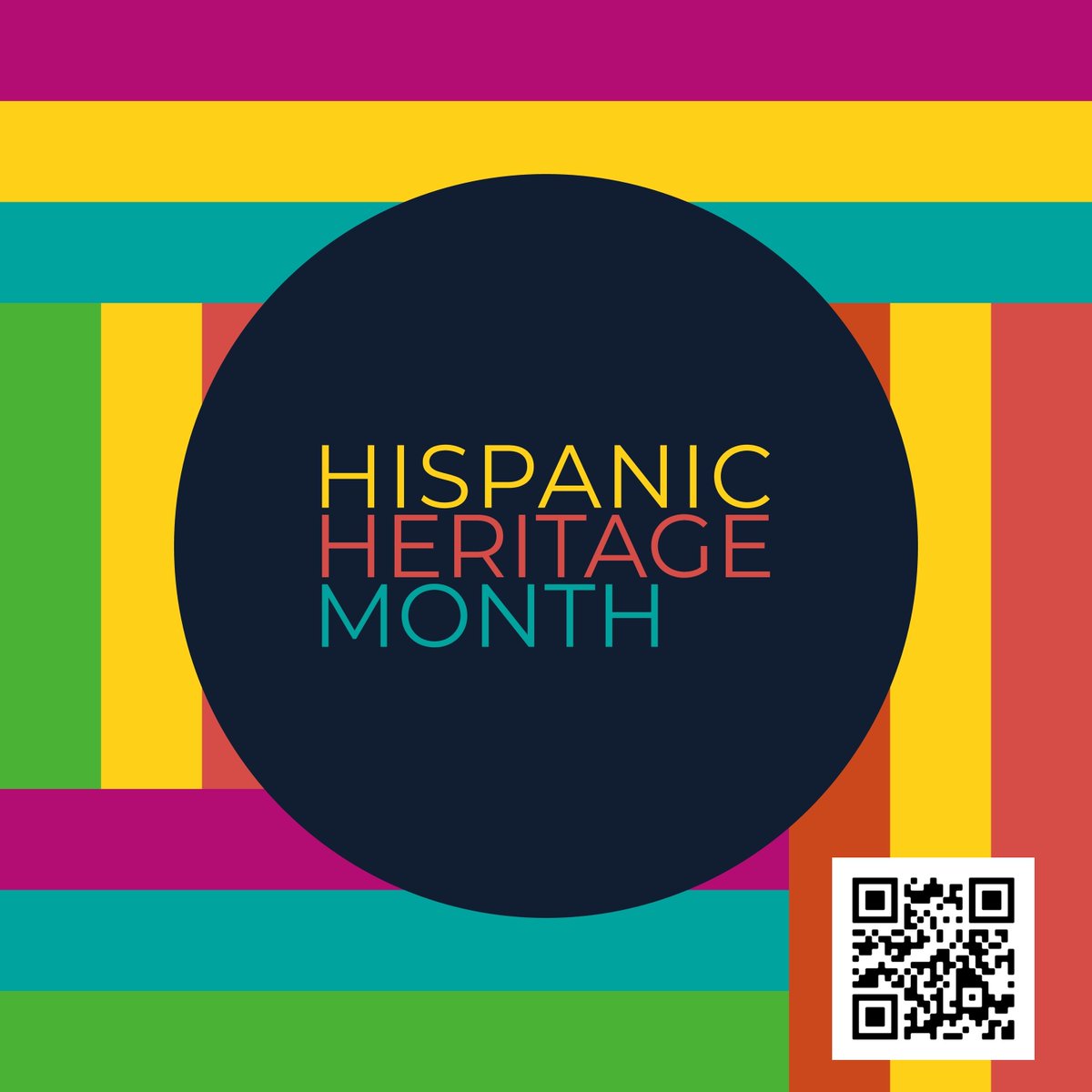Happy #HispanicHeritageMonth! Our League of Latinx Educators affinity group has compiled some amazing resources for educators. Just scan the QR code to access! #edjustice #educolor