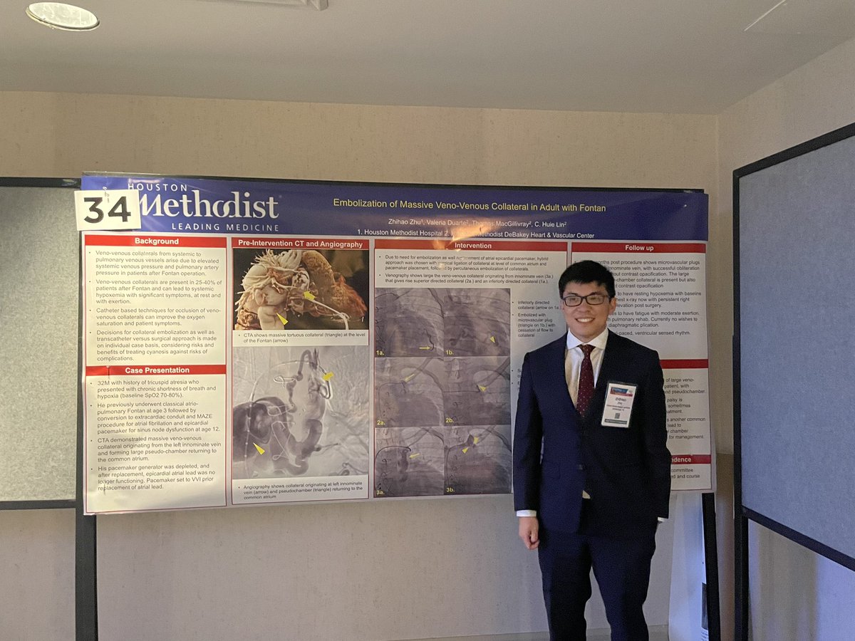 Another resident highlight! This time the spotlight is on Zhihao Zhu, a current PGY3, presenting some interesting congenital cardiac cases at PICS Society 2022 in Chicago. Nice work, Zhihao! 👏🏼 <a href="/zzbaus/">Zhihao Zhu</a> <a href="/HuieLin/">C. Huie Lin MD, PhD</a> <a href="/DeBakeyCVedu/">DeBakey CV Education - World Class CV Training</a>