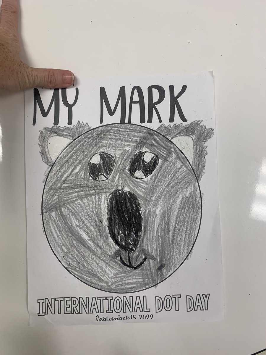 Donald3rdGrade's tweet photo. We made our mark today! #InternationalDotDay @LISDSTEM @Donald_ES https://t.co/gY6Qh1e4HD