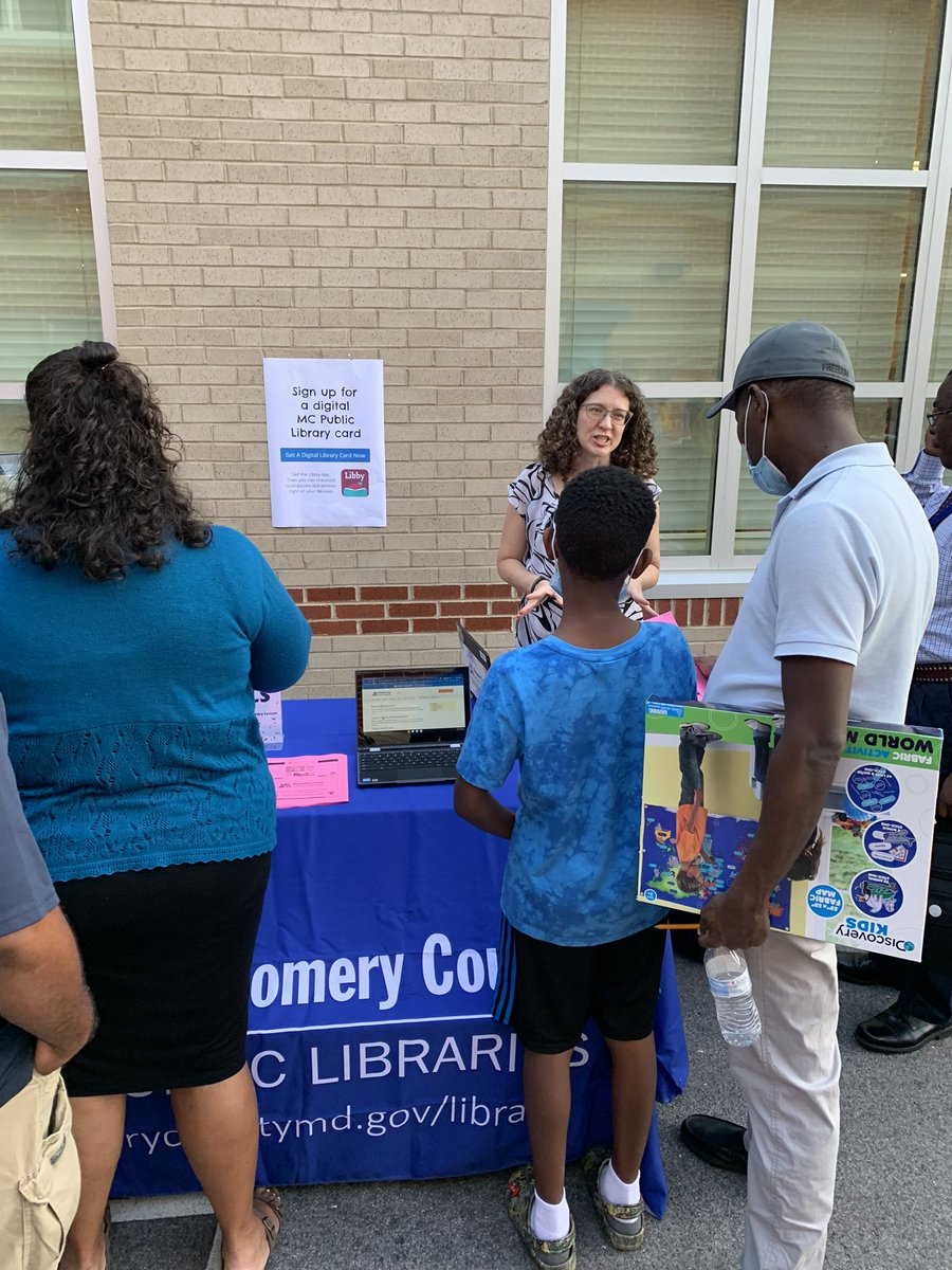 Pine Crest ES #btsn BASH was a success. We even signed families up for #MCPL digital library cards.