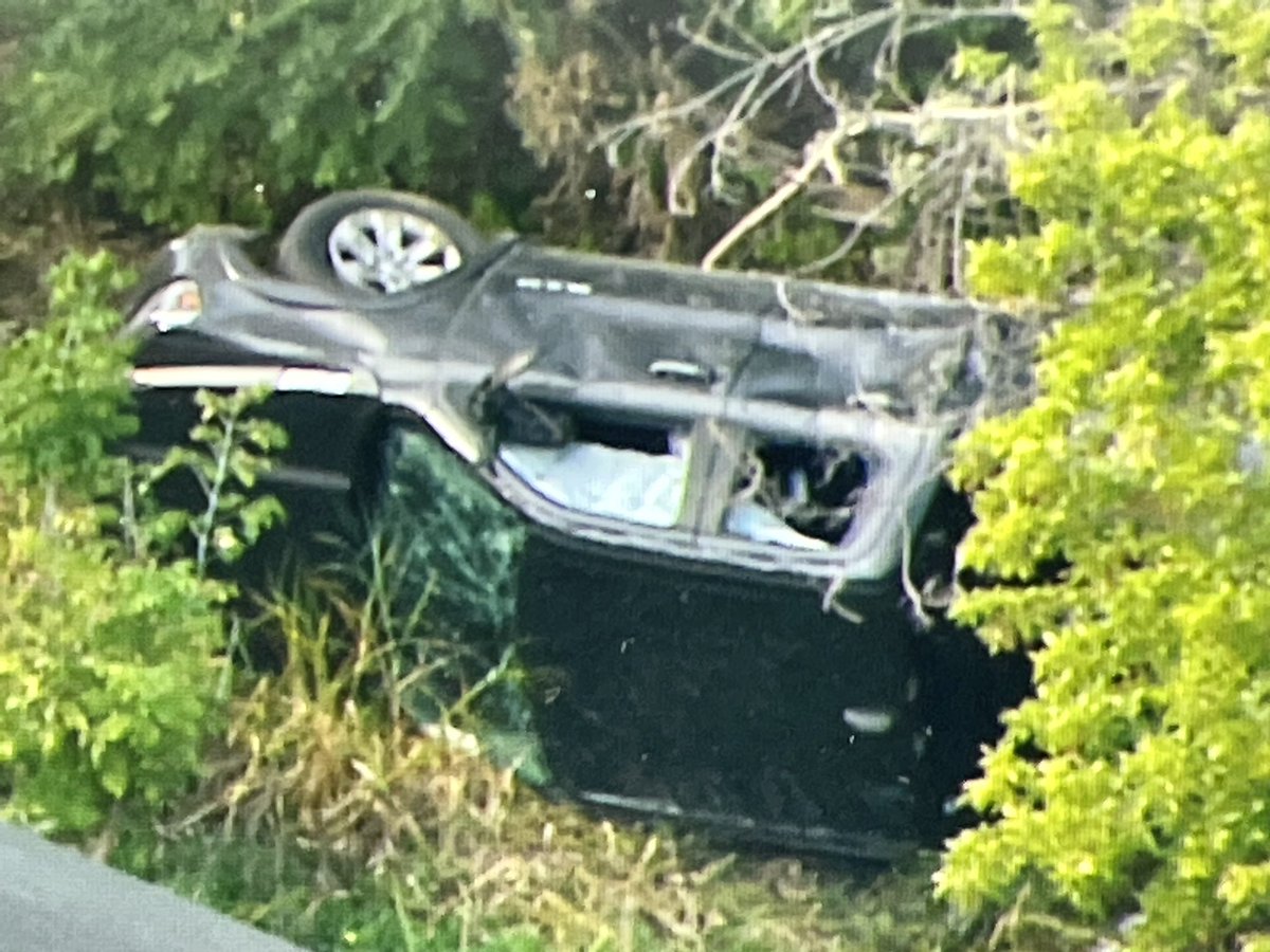 KrisHabermehl's tweet image. A pickup truck lies overturned in the trees alongside railroad tracks after being struck by a freight train in Carol Stream on Gary Avenue south of Army Trail. Gary Avenue will remain closed at the scene TFN. Use Schmale or Schick &amp;amp; avoid the area. More at cbsnews.com/chicago/live