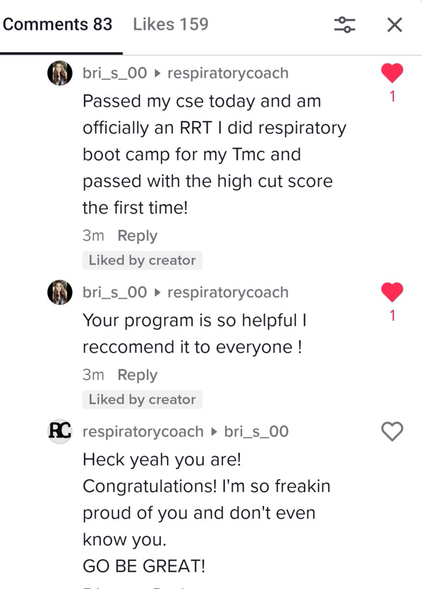 Your success is my fuel!   respiratorycoach.teachable.com/p/tmc-boot-camp