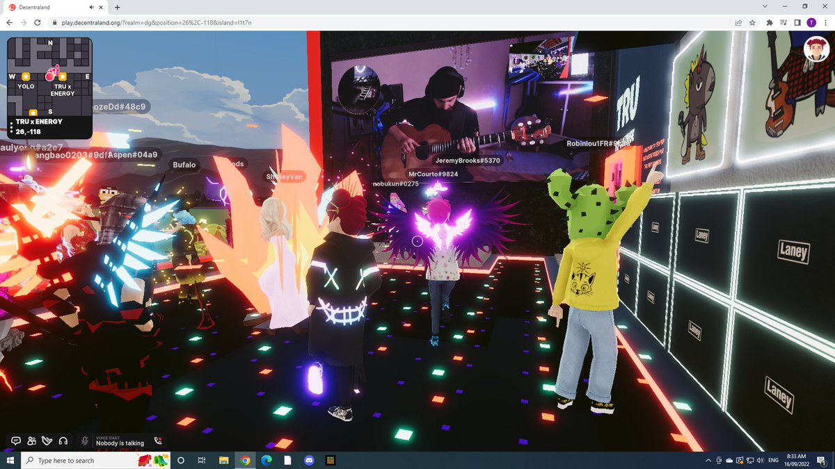 I was super late today 😅 But glad I could join. Starting the day with some Ash music is starting the day right.

Happy <a href="/AshOrphan/">𝗔𝘀𝗵 ※ 𝗢𝗿𝗽𝗵𝗮𝗻</a> Thursday! Playing LIVE in the <a href="/Uniquehorns_nft/">TRUs - The Rocking Uniquehorns NFT</a> #TRUBandRoom at 27, -118 now! #MusicNFT