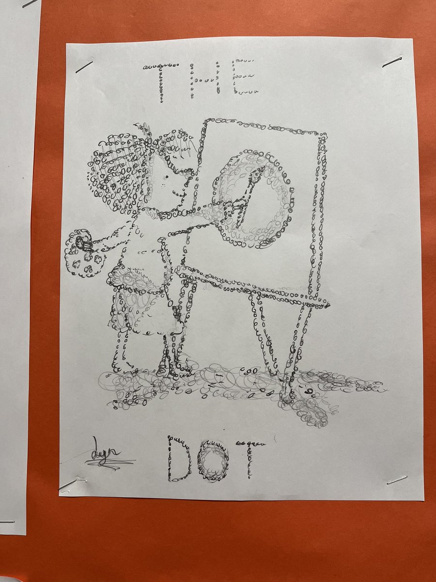 It’s International Dot day!!! Div 8 created art with the Dot in mind! Fascinating how unique art can be! @peterhreynolds #InternationalDotDay #creativeminds #bced