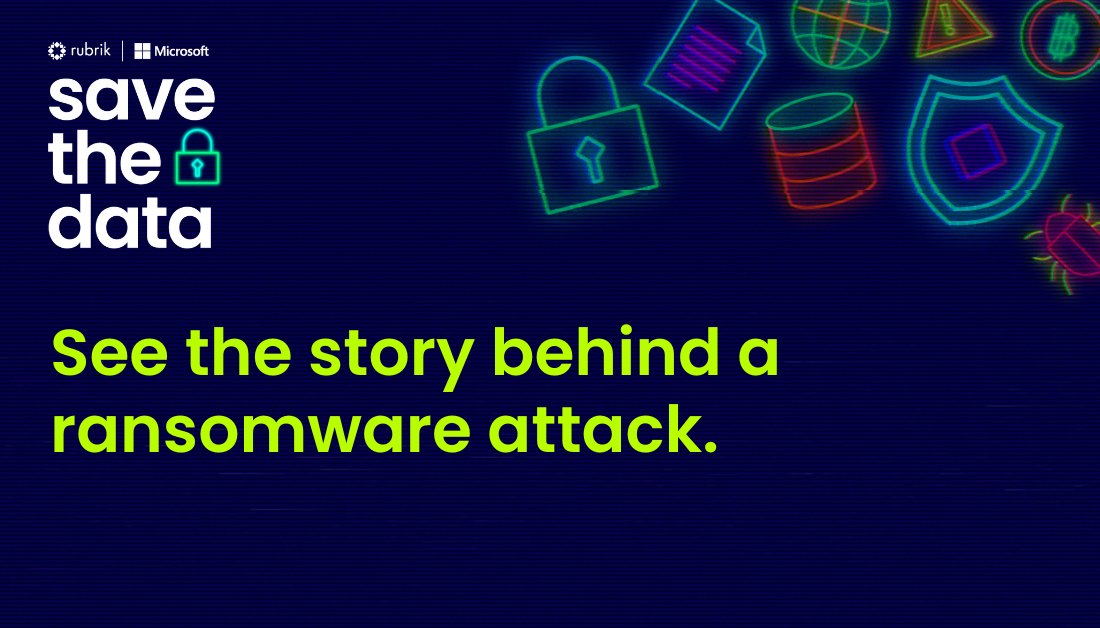 Our #SaveTheData interactive #ransomware recovery workshops have been invaluable in preparing organizations for cyber threats! Attendees walk through real-world attack scenarios to get all the experience without any of the risk. Learn more: rbrk.co/3d1g0RC <a href="/RubrikInc/">Rubrik</a>