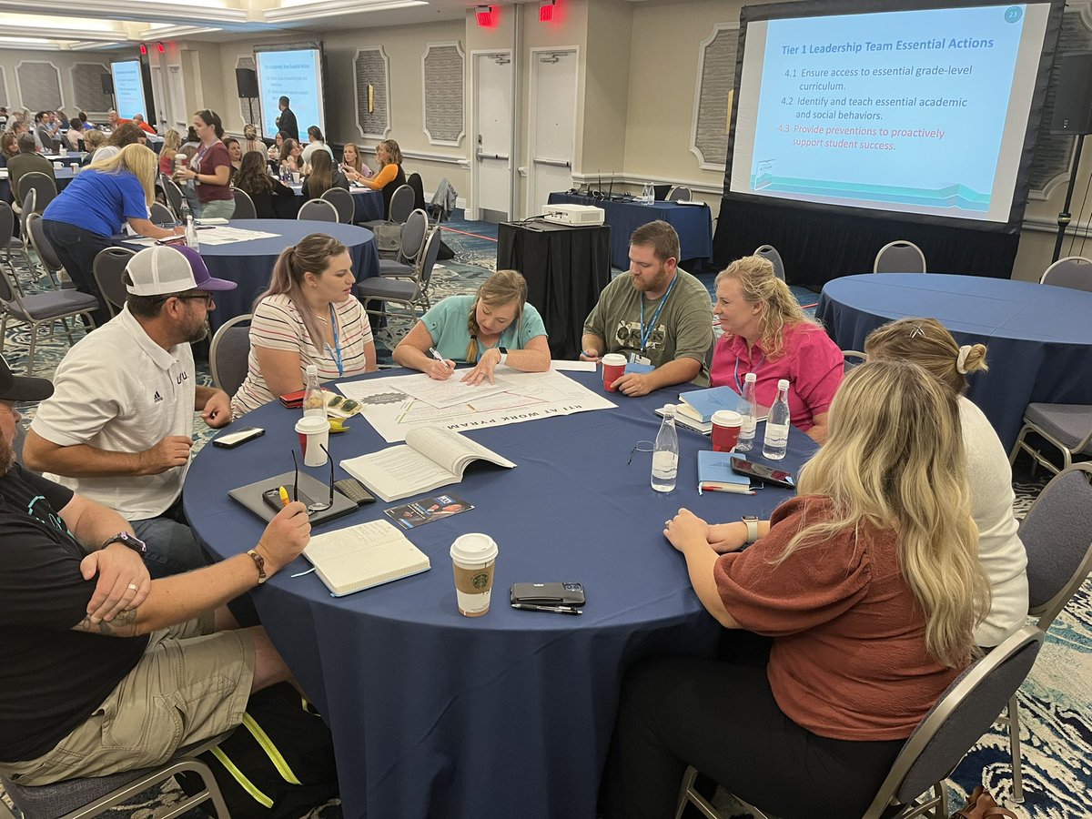 BecheriniBryan's tweet photo. Great way to end our time at the @SolutionTree #MTSSatWork conference planning and building Tooele High’s pyramid with @PaulaMaeker #mtss #Educator #hardworkpaysoff https://t.co/jEI9texlLJ