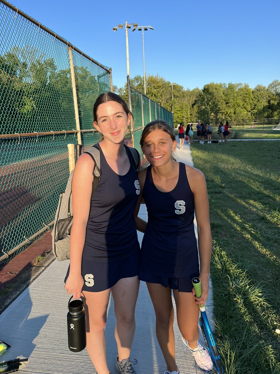 The girls find a way v Manalapan with a clinching win at 2D by Merlino and Nordstrom! Nugent steps into singles to win a 3S and Chan wins at 2S. Great matches and fight all around! <a href="/MHSSathletics/">MHSS Athletics</a> <a href="/JRCarroll4/">Rich Carroll</a>