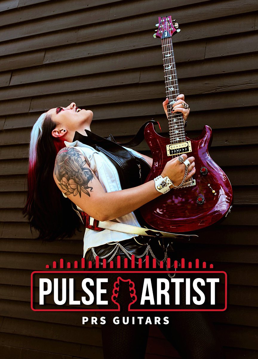 ⭐️🎸Congrats to our guitarist Tanya Venom for being chosen as a PRS Pulse Artist for another year!! 👏 👏 <a href="/prsguitars/">PRS Guitars</a>