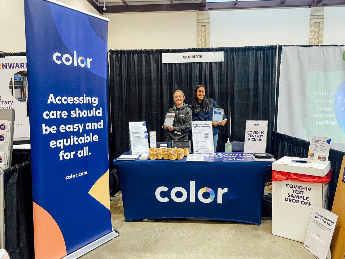 Color's tweet photo. We're thrilled to be in Chattanooga, TN this week at @RuralLibAssoc's annual conference #ARSL2022. We're discussing how our role within the @CDCgov's ICATT program has broadened access to care in rural areas of the country through dedicated local libraries. https://t.co/5tHYnPR9V6