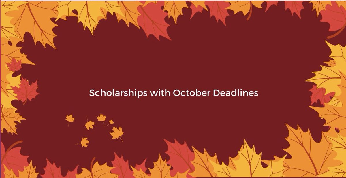 Hot off the presses! 
October's scholarship list is here.
road2college.com/scholarships-w…