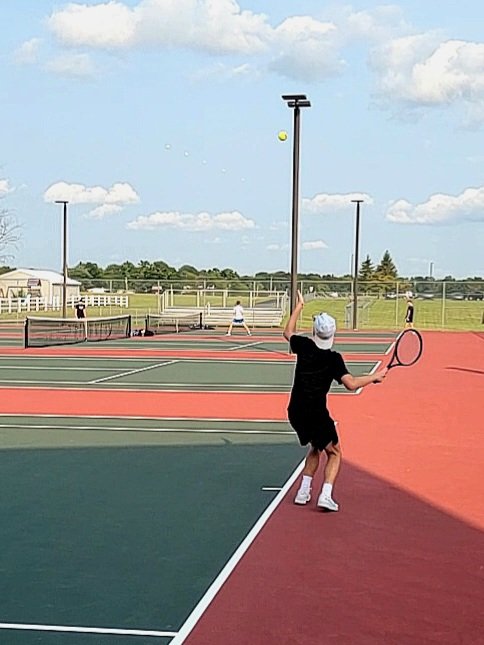 AHS_MensTennis's tweet photo. Another Angola tennis win tonight over Churubusco! 5-0 sweep! Good job gentlemen! #Apride #purpleup https://t.co/wEBoiUc0eg