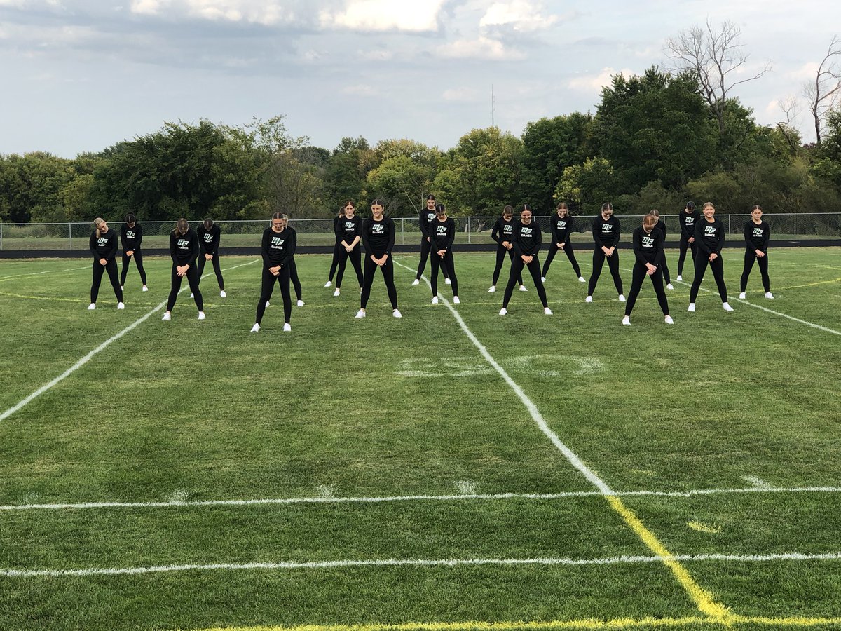 Awesome performance in progress from our Fall <a href="/HFdanceteam/">Holy Family Fire Dance Team</a> Team! #gofire