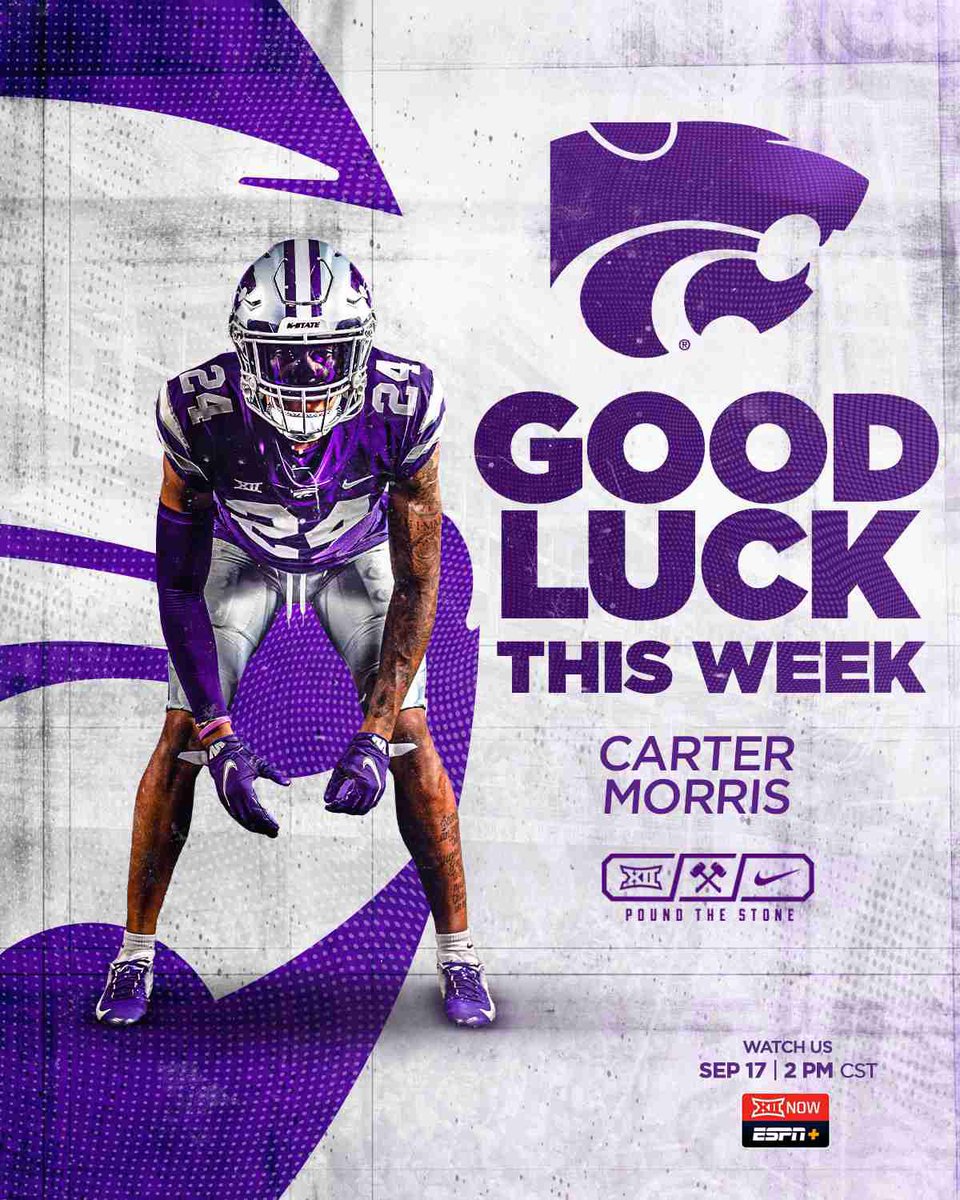 Carter_Morris35's tweet photo. Thanks for the good luck wishes!!
@KStateFB @spedbraet https://t.co/JzpLgbbynK