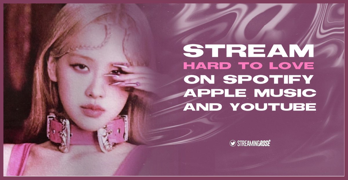 StreamingRose's tweet image. 🎧 | STREAMING GUIDE FOR "Hard To Love" by #ROSÉ  

We invite all ROSÉ supporters to stream #HardToLove with us on the following streaming platforms. A guide for Spotify, Youtube and Apple Music is provided as seen on the attached pictures. Let's go! 💖

#ROSÉ   #로제  #BornPink