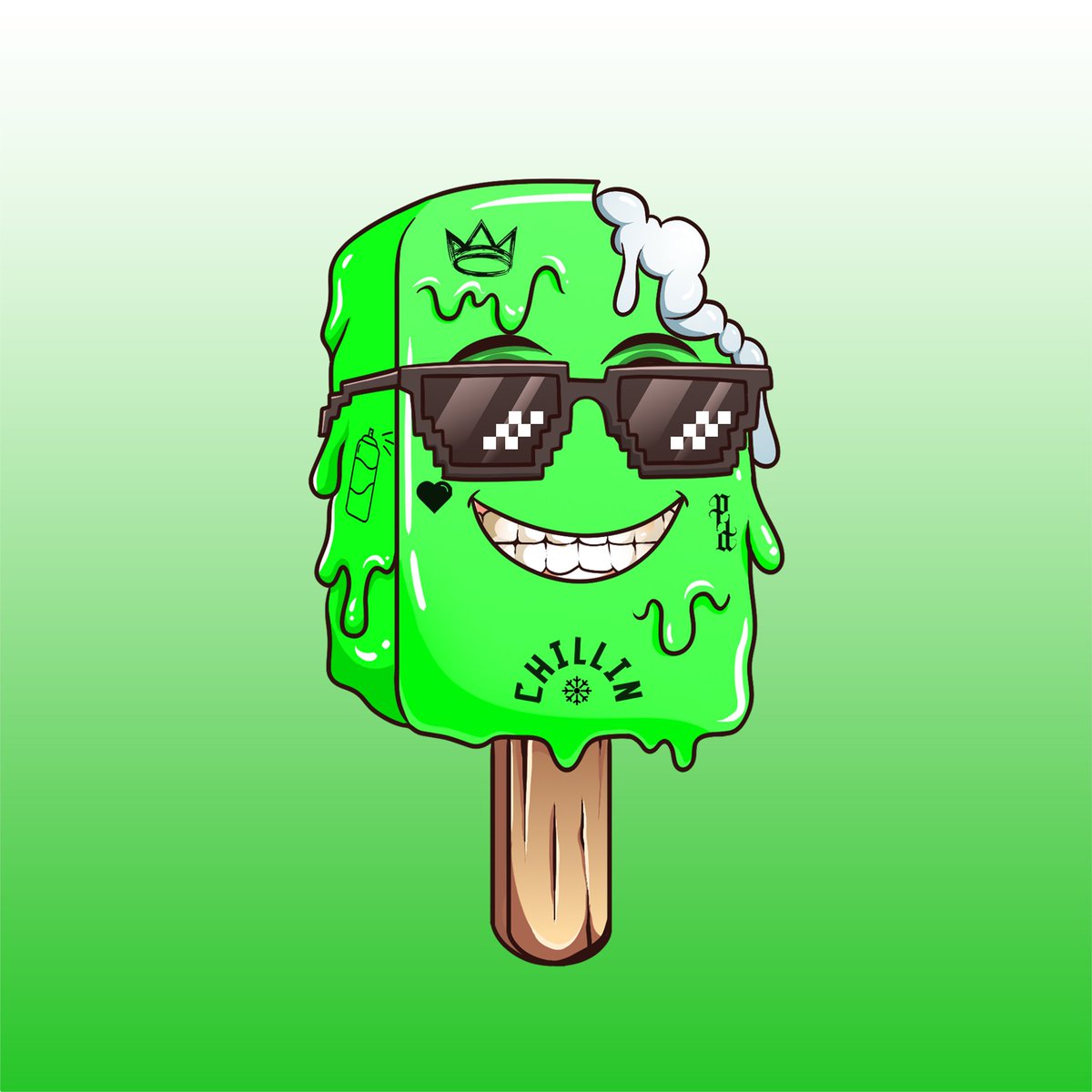 On my way to steal your girl...I heard she's into guys with tattoos, Lime Skin, and some CREAM.