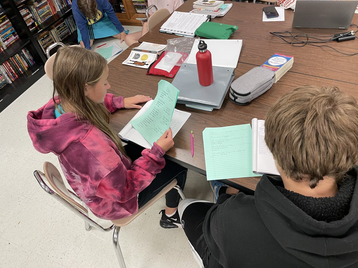 8thPwms's tweet photo. Students in my 2nd block wrote their own definition poems and are “performing” them for each other. When asked which is harder—creating or sharing— most said sharing. I’m so proud of their creativity and vulnerability! @PanthersPwms @WitWisdomELA @PWMSPanthers @JMorris8thELA https://t.co/qr0GA3MUWf