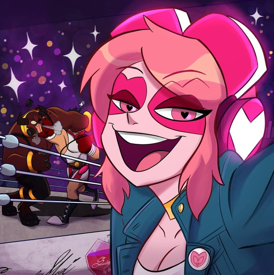 "Hello my lovely followers, just watching Bicep's Boxing match!! Always root for the heroes!!"