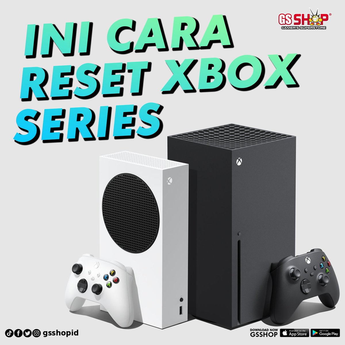 GSShopID's tweet photo. Xbox kamu ada masalah? Mungkin mereset menjadi solusi paling cepat untuk mengatasi error-error semacam itu.
Kebetulan nih admin ada guide buat kalian, bagi yang masih bingung cara reset Xbox Series nya..
Semoga membantu yaa ~
#Gamerssuperstore #GSSHOPID #xbox #xboxtips https://t.co/i2zRBSzMB3