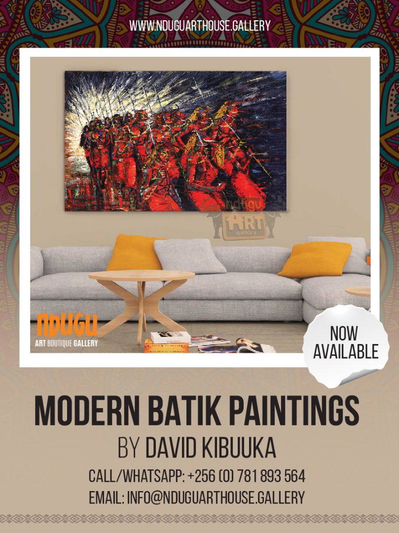 nduguartgallery's tweet photo. We do shipping worldwide and as well provide flexible payment options (locally)
Mail: info@nduguarthouse.gallery
Website: https://t.co/9lNUPnX9ek
WhatsApp: +256(0)781893564
#officeart #receptionart #artforapartments #batik #hotelart #paintinganddecorating #interiordesign https://t.co/I5NFQthvhc
