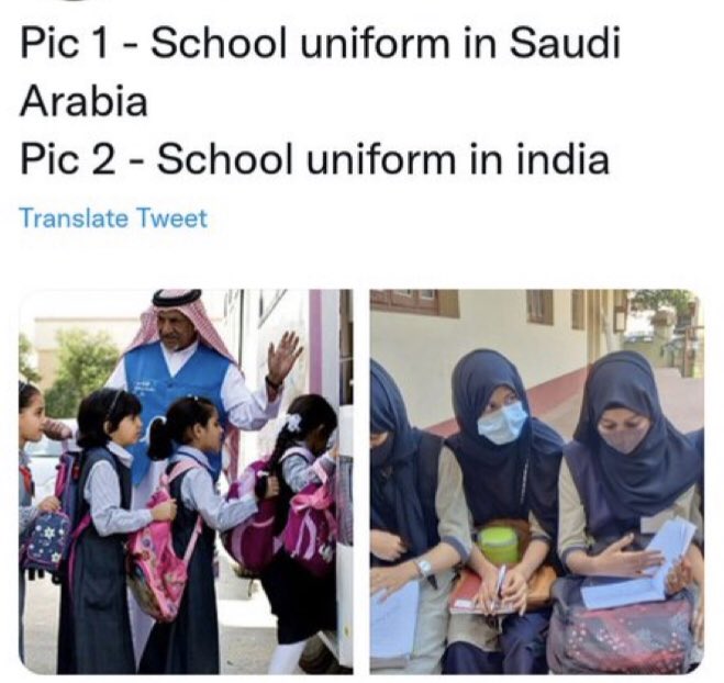 Bombay_Viking's tweet photo. @KhaledBeydoun The Quran is one and everyone has read it too, then why is there so much difference in the mindset of the Gulf countries Peoples and the rest of the peoples. #HijabRow #HijabPlot https://t.co/dIsonLxtTq