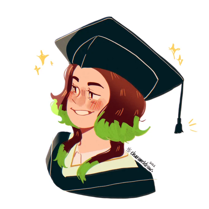 virtual grad today! :D 
