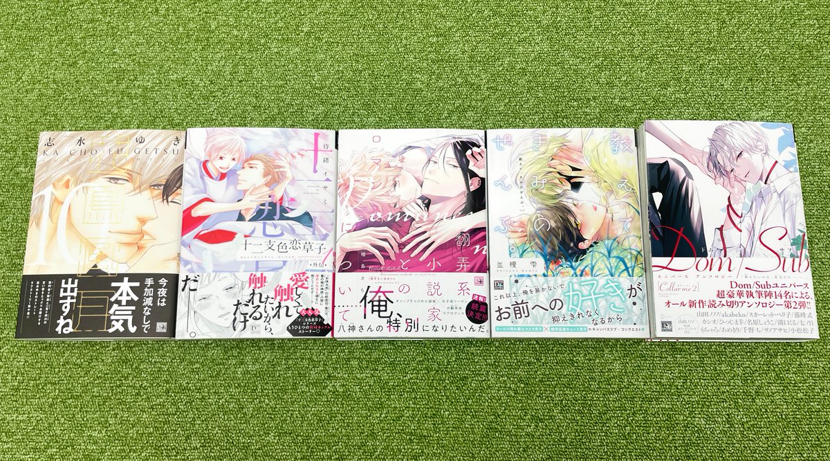 【🌟発売中🌟】
■雑誌/ディアプラス10月号、シェリプラス9月号
■D+C/#志水ゆき『花鳥風月⑩』
 #待緒イサミ『十二支色恋草子・外伝①』
 #楢島さち『翻弄系小説家とのロマンスについて』
 #並榎雫『教えて、きみのぜんぶ。』
 #山田ノノノ ほか『Collar me2 Dom/Subユニバース アンソロジー』 