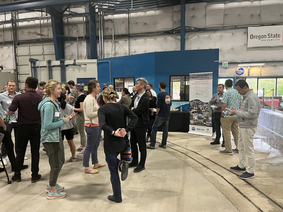 HinsdaleOSU's tweet photo. Happy 50th Anniversary @HinsdaleOSU! Over the next few days, we will be celebrating 50 years of #research and #collaboration @EngineeringOSU. Tonight’s kick off event welcomed #faculty, staff, #students and partners of present and past!  #hwrl50 #reunion #engineering https://t.co/rAcKAjH86D