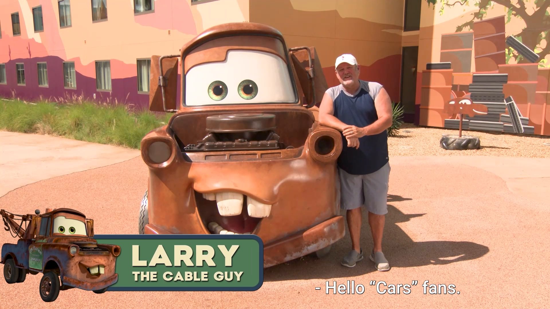Pixar on Twitter "Leave it to Larry the Cable Guy, AKA Mater, to