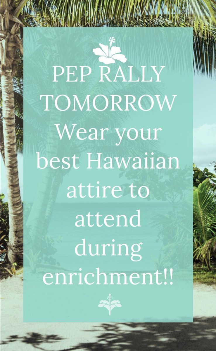 Spirit of SLHS (@spiritofslhs) on Twitter photo Come out to our first pep rally of the season…wear Hawaiian to get in! Come out to our first pep rally of the season…wear Hawaiian to get in!