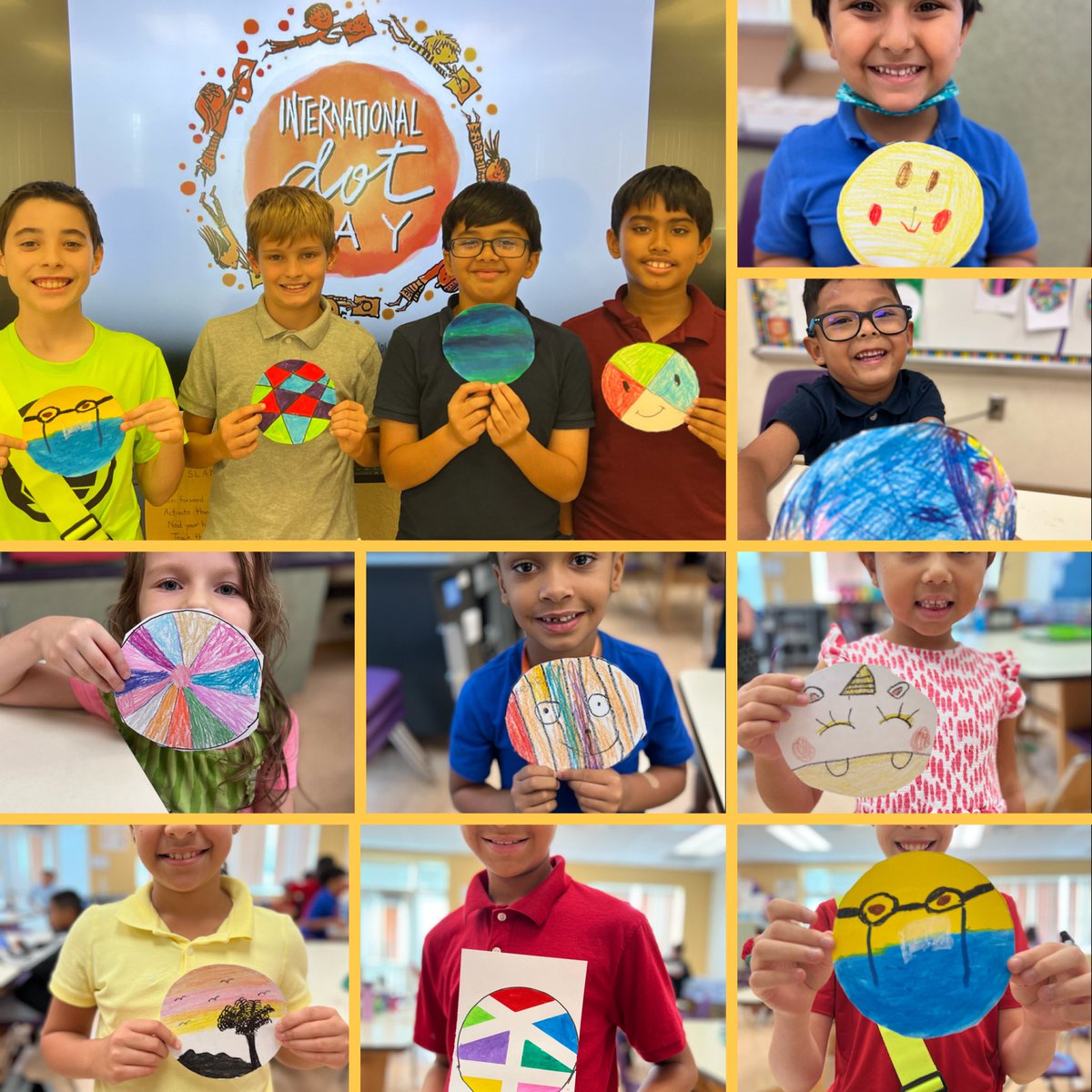 Dr. Crane (@elbridgegaleart) on Twitter photo #InternationalDotDay was a success at <a href="/ElbridgeGaleES/">Elbridge Gale Elem</a>! Creativity is our specialty! π βοΈ #CreateBravely #makeamark <a href="/peterhreynolds/">Peter H. Reynolds</a> <a href="/DotClubConnect/">International Dot Day</a> #DotDay2022 #InternationalDotDay was a success at <a href="/ElbridgeGaleES/">Elbridge Gale Elem</a>! Creativity is our specialty! π βοΈ #CreateBravely #makeamark <a href="/peterhreynolds/">Peter H. Reynolds</a> <a href="/DotClubConnect/">International Dot Day</a> #DotDay2022